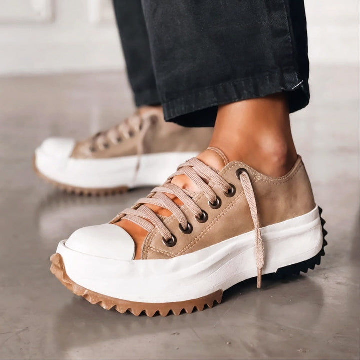 Elisa | Læder Plateau Sneakers