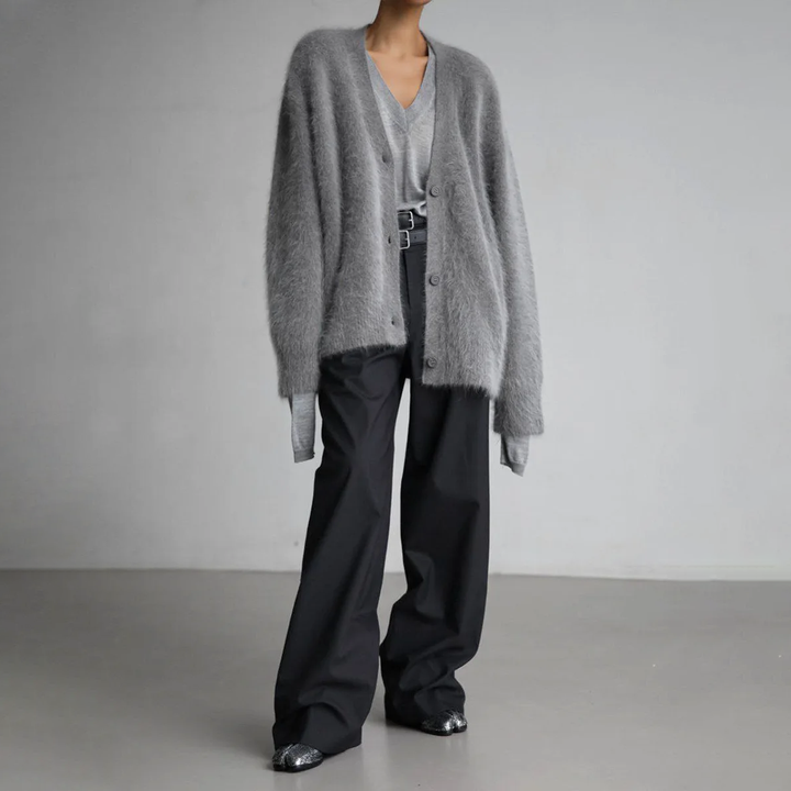 Serena | Stilfuld cardigan i pels