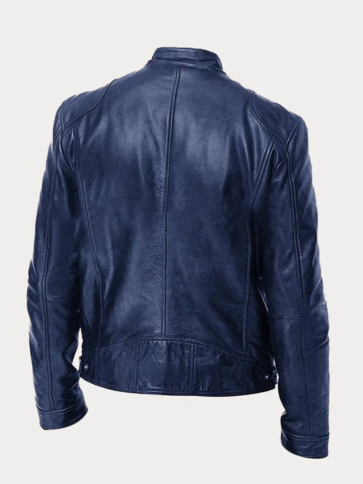 Victor | Casual Læderjakke - Tidløst Design og Komfort