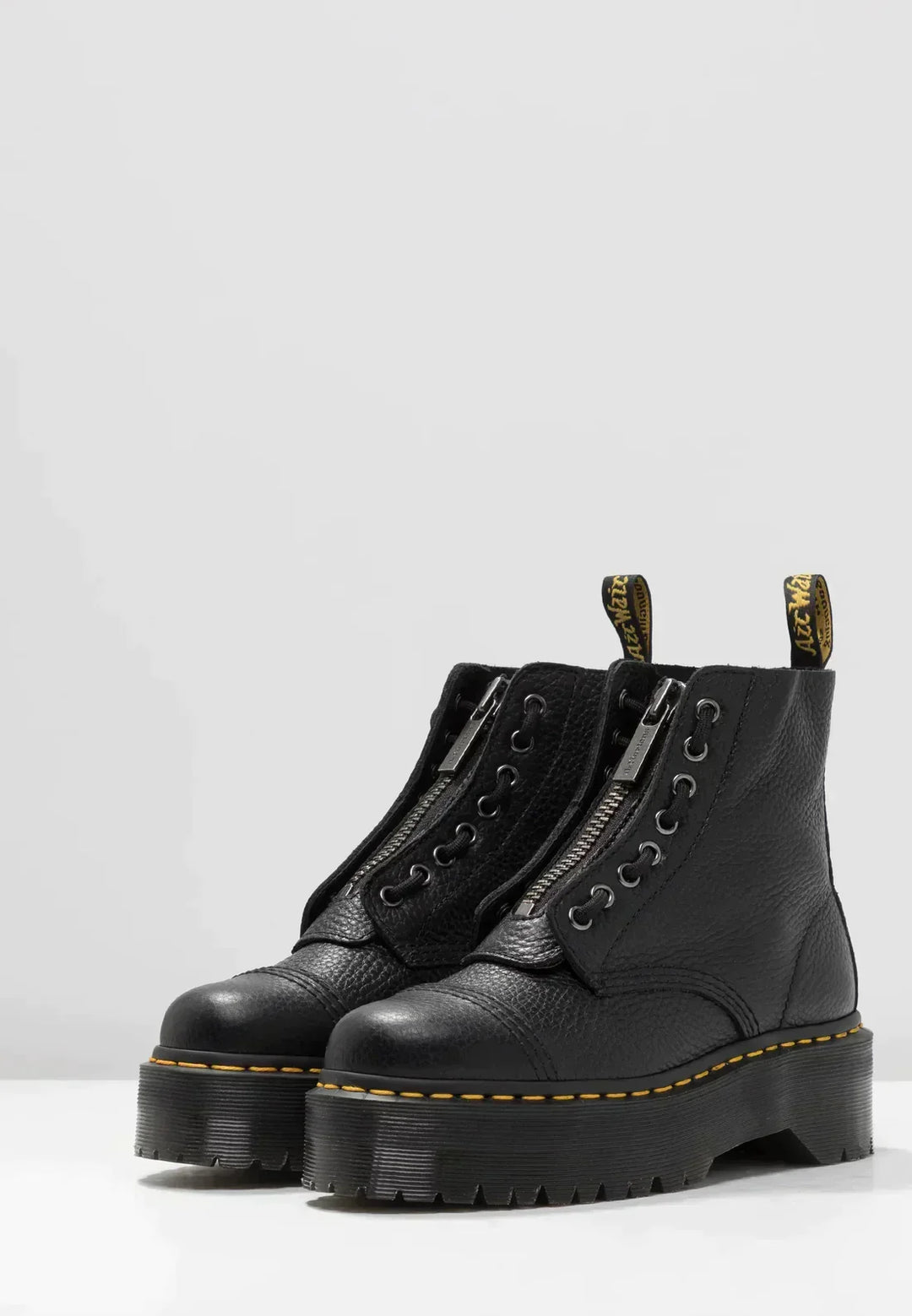 Gry™ | Stilfulde Zip-Up Platform Støvler